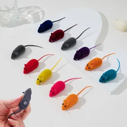 Sound Rubber Simulation Mouse Pet Cat Toys Interactive for Kitten Accessories Gifts Enamel Mouse Bite Resistance