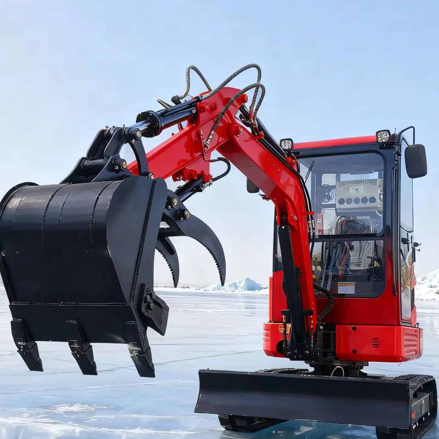 Factory Direct 2 Tons 3 Tons Air Conditioning Warm Mini Excavator Boom Swing Mini Excavator Support Customized