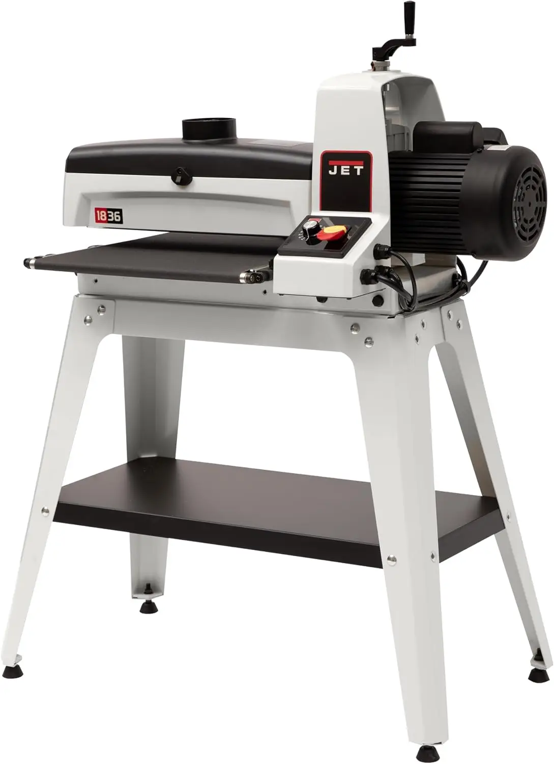 18-Inch Drum Sander with Open Stand 1-3/4 HP, 1Ph 115V (Model) Power Source Corded Electric automatically regulates the speed