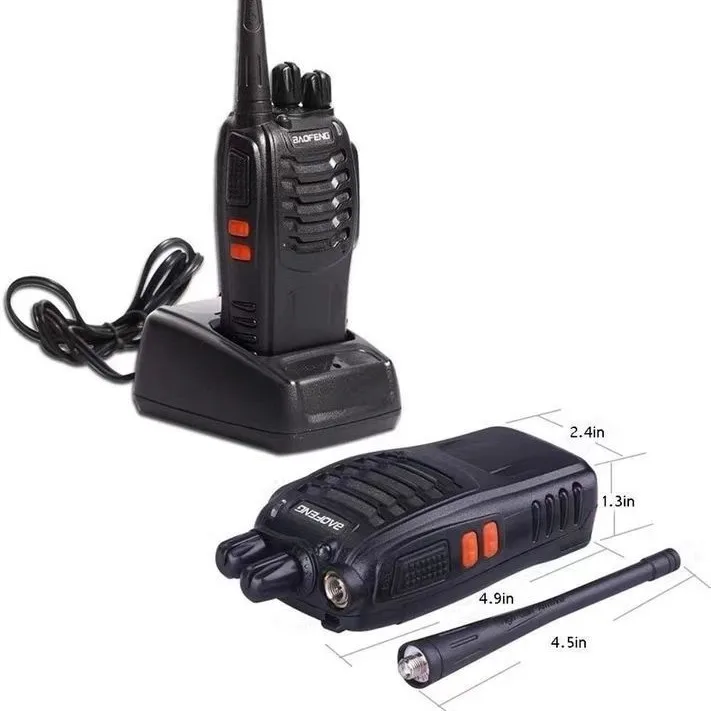 Baofeng BF-888S Handheld Walkie-Talkie, English Chinese Voice Broadcast, Civil Outdoor Wireless Transceiver