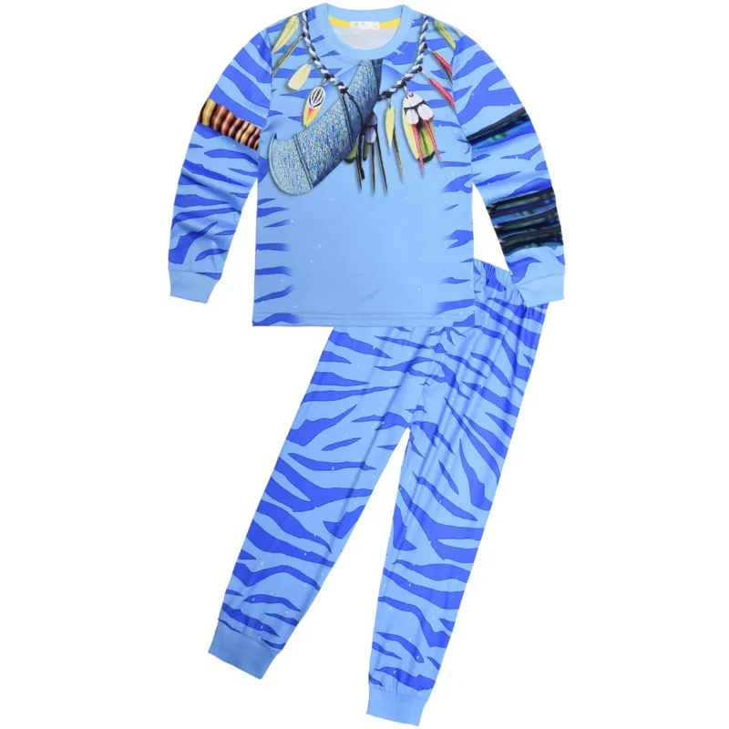 aa waq99 Halloween Aar The Way of Water Alien Anime cosplay for Boy Girl Clothes Autumn Spring Pajamas Costume Kids Cas qq 2025