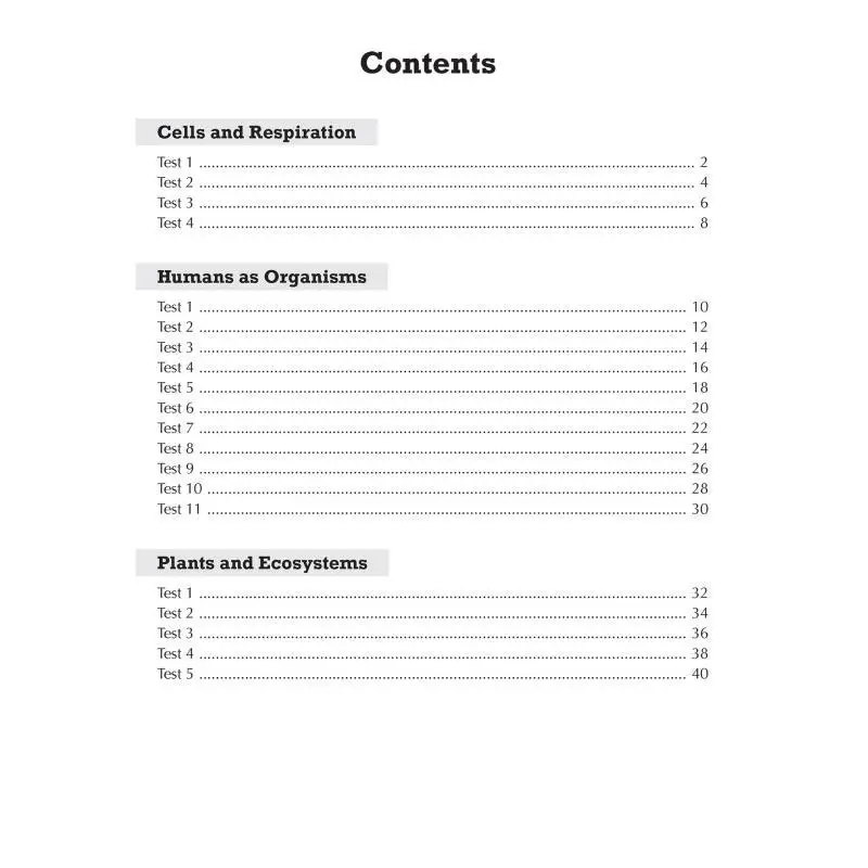 New KS3 Biology 10Minute Tests With Answers CGP Books Coordination Group Publications 9781789085792 Book
