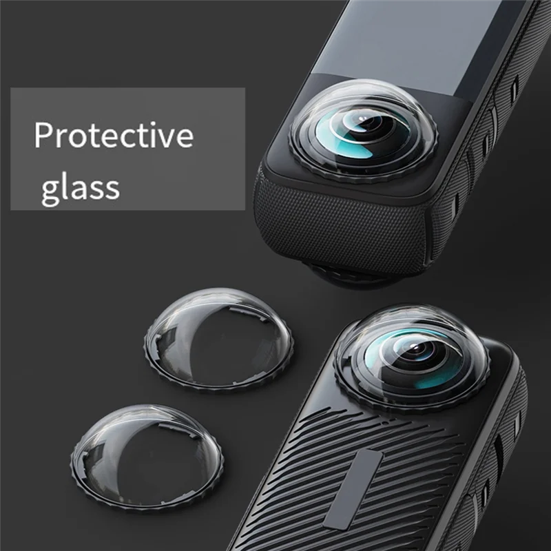 

Полная передняя задняя крышка объектива для Insta360 X4, аксессуары, защитное стекло для объектива для Insta360 X4, обновленная портативная крышка