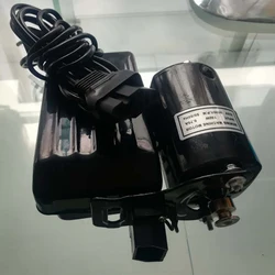 220V 110W Sewing Machine Motor with Pedal Controller, Belt, Carbon Brush, Mounting Screw Old Type Home Sewing Machine Motor