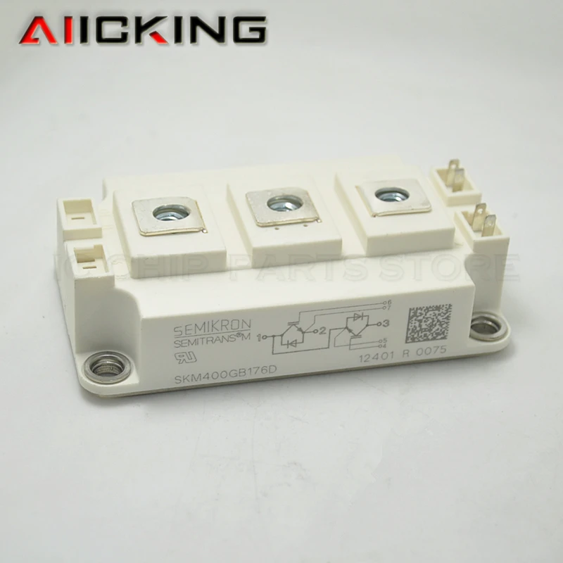 

SKM400GB176D 1/PCS, Semitrans3-56 ,IGBT Module Transistor, Original In Stock