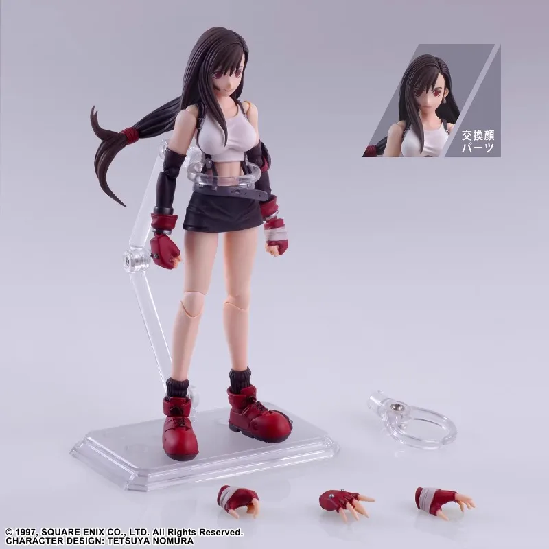 

Original SQUARE ENIX BRING ARTS Final Fantasy VII Tifa Lockhart Action Figures Active Joint Model Desktop Decoration Boys Gift