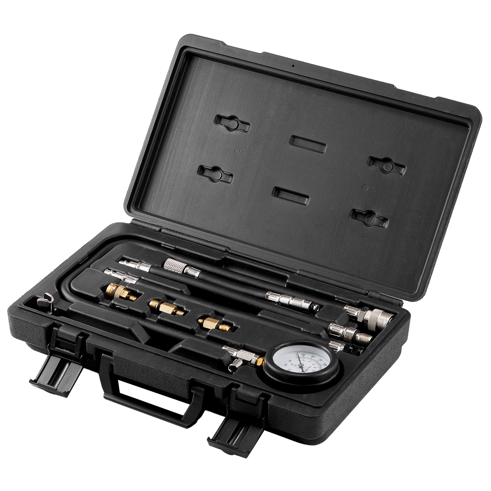 SucceBuy Dieselmotor Compressie Tester 18-delige Cilinder Druk Test Tool Kit Diesel Injector Tester Controleer Cilinder Voor Vrachtwagen