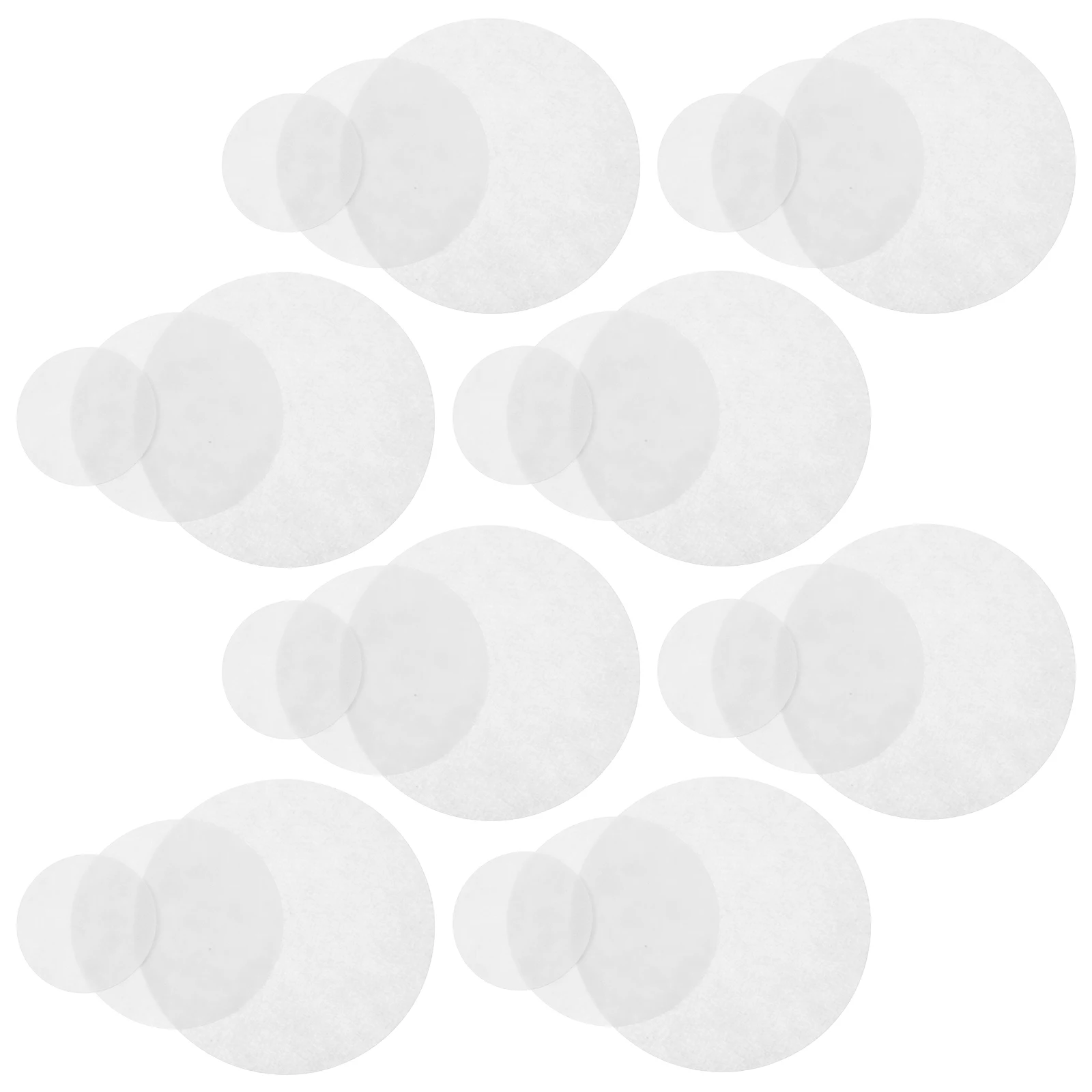 

50 Pcs Felt Meal Tray Pad Dish Storage Container Thicken Dinner Plates White Dividers Protectors Pads