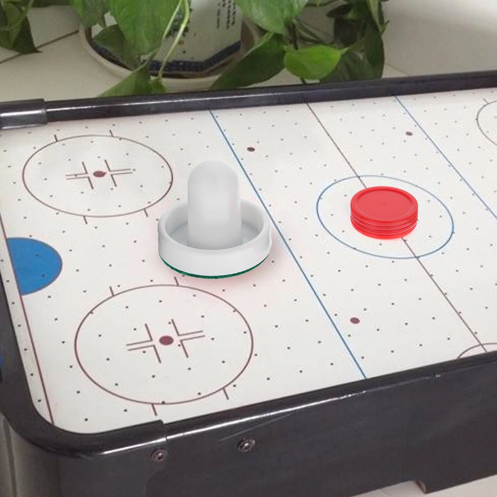 

2 set Air Pucks Ice Hockey Part Wear-Resistant Plastic Pusher For Indoor Room Kids Activities Hockey Accessories