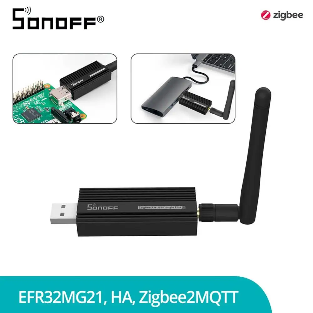 SONOFF ZBDongle-E USB Dongle Plus Zigbee 3.0 Wireless Zigbee Gateway Analyzer Support OpenHab Zigbee2MQTT USB Interface