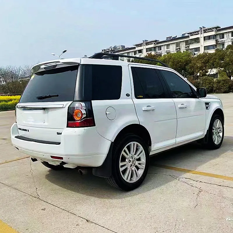 For 2007 08 09 10 11 12 13 14 15 Land Rover Freelander 2 Rear Trunk Lid Roof Spoiler Wing ABS Black Carbon Car Tuning Accessorie