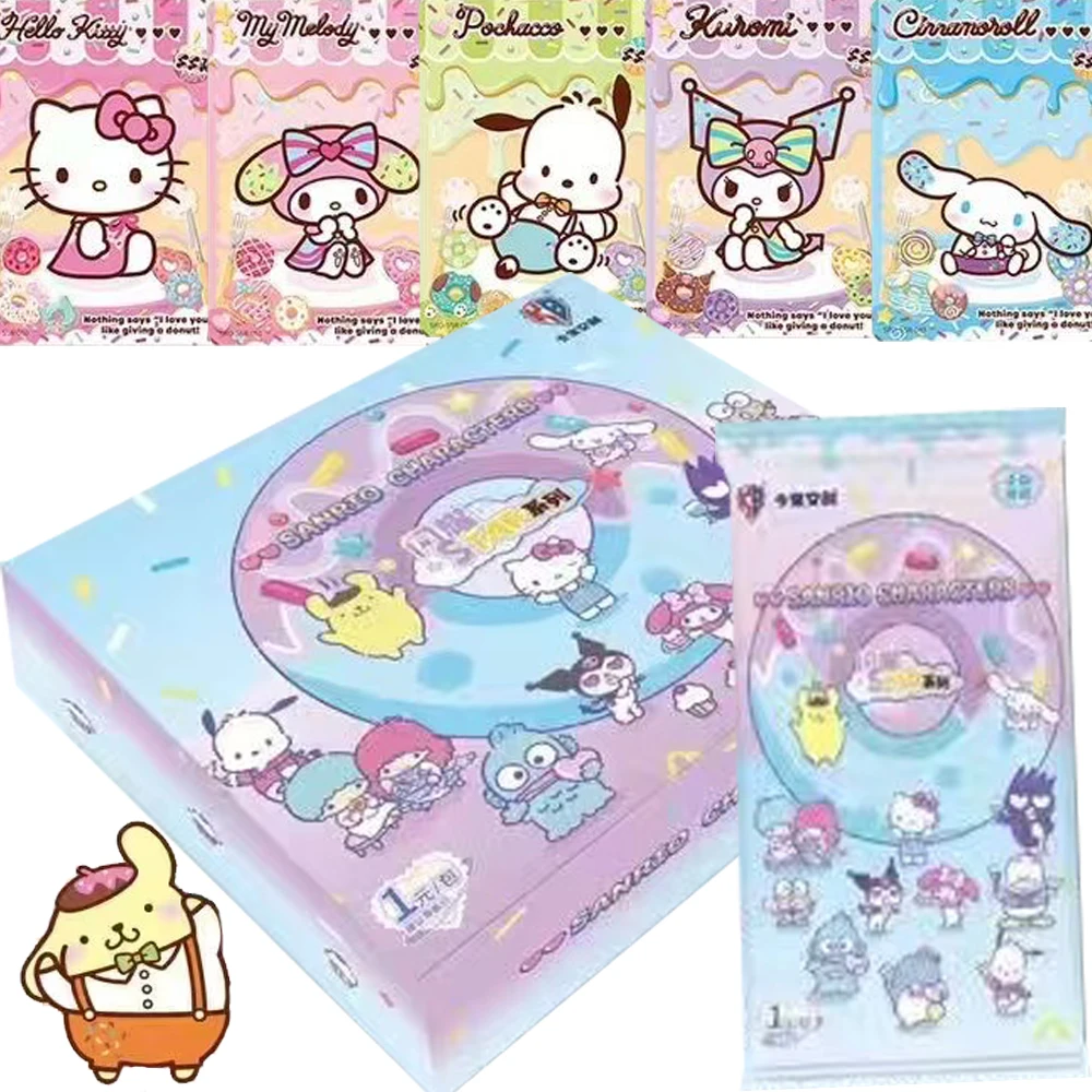 

KABAO Sanrio Cards Genuine Collection Cartoon Cute My Melody Cinnamoroll Hello Kitty Shining Star Party Joy Cards Kid Toy Gift