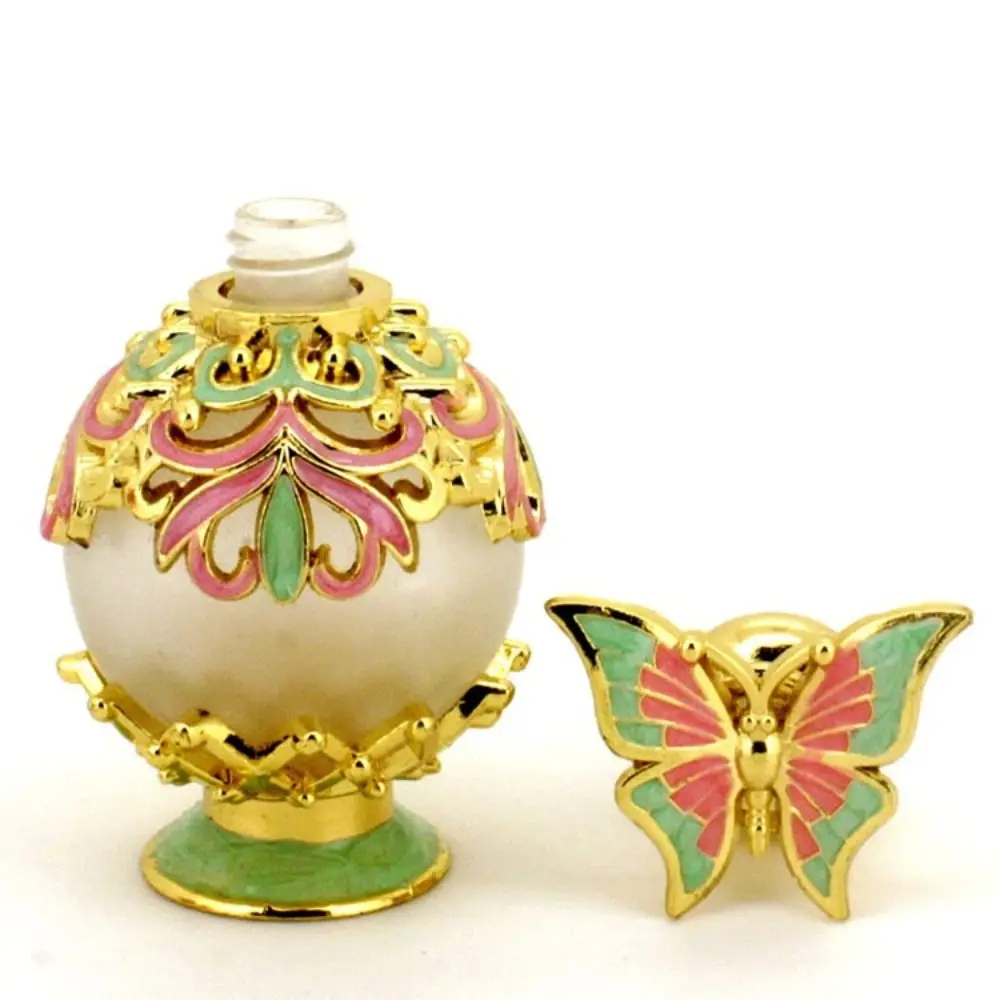 

Bottle Arabian Style Antiqued Women Oils Dropper Bottle Empty Cosmetics Container Essential Oil Bottle Butterfly Bottle