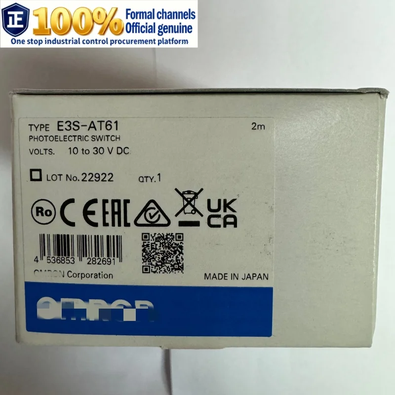 

E3S-AT61 2M 100% original genuine, fake, one to ten compensation for photoelectric sensor