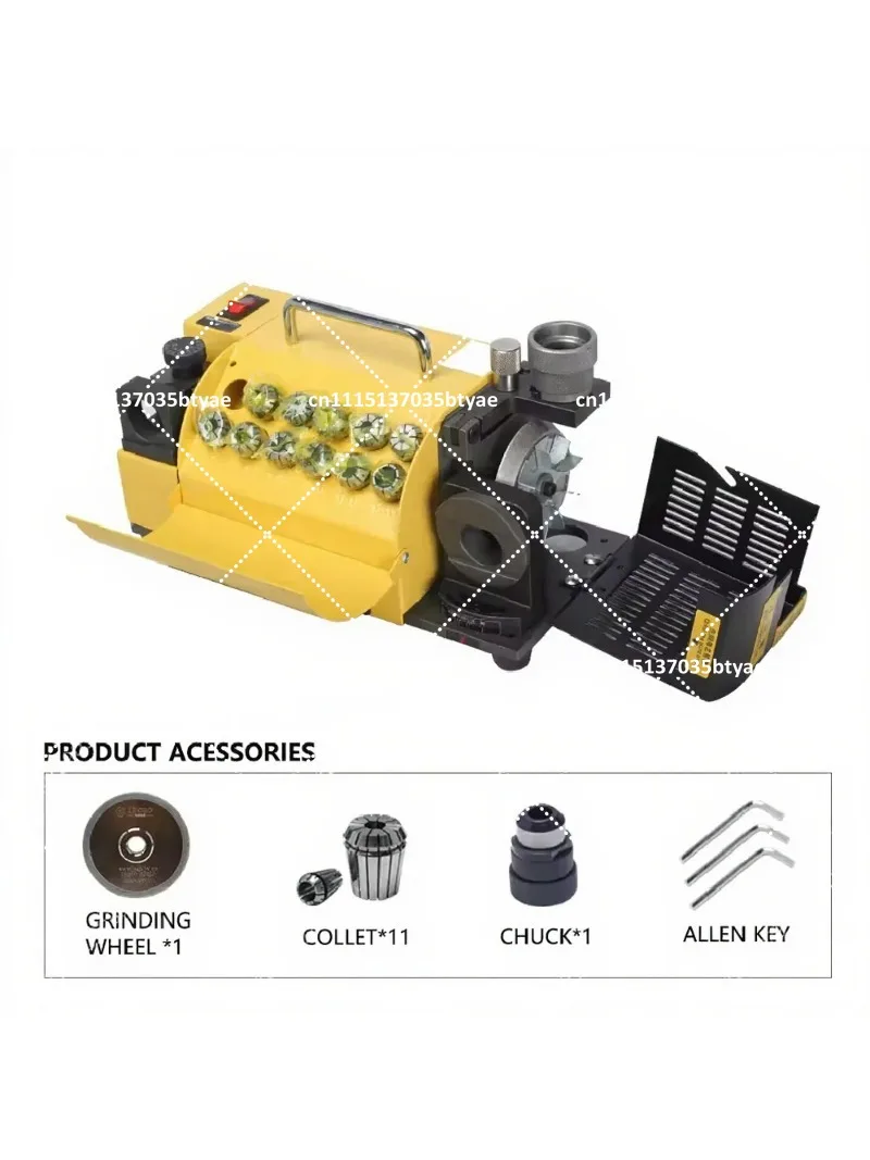 Industrial Twist Drill Bit Sharpener Grinding Machine High Precision Heavy Duty Tool Grinder