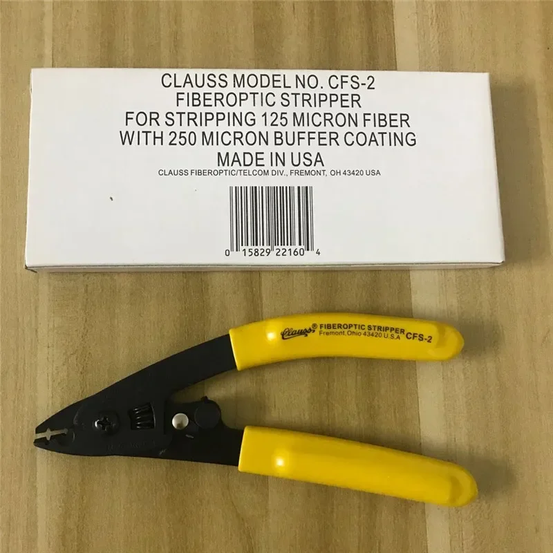 Clauss CFS-2 Fiberoptic Stripper For Stripping 125 Micron Fiber with 250μm Buffer Coating Fremont Ohio 43430 Made in USA - Image 4