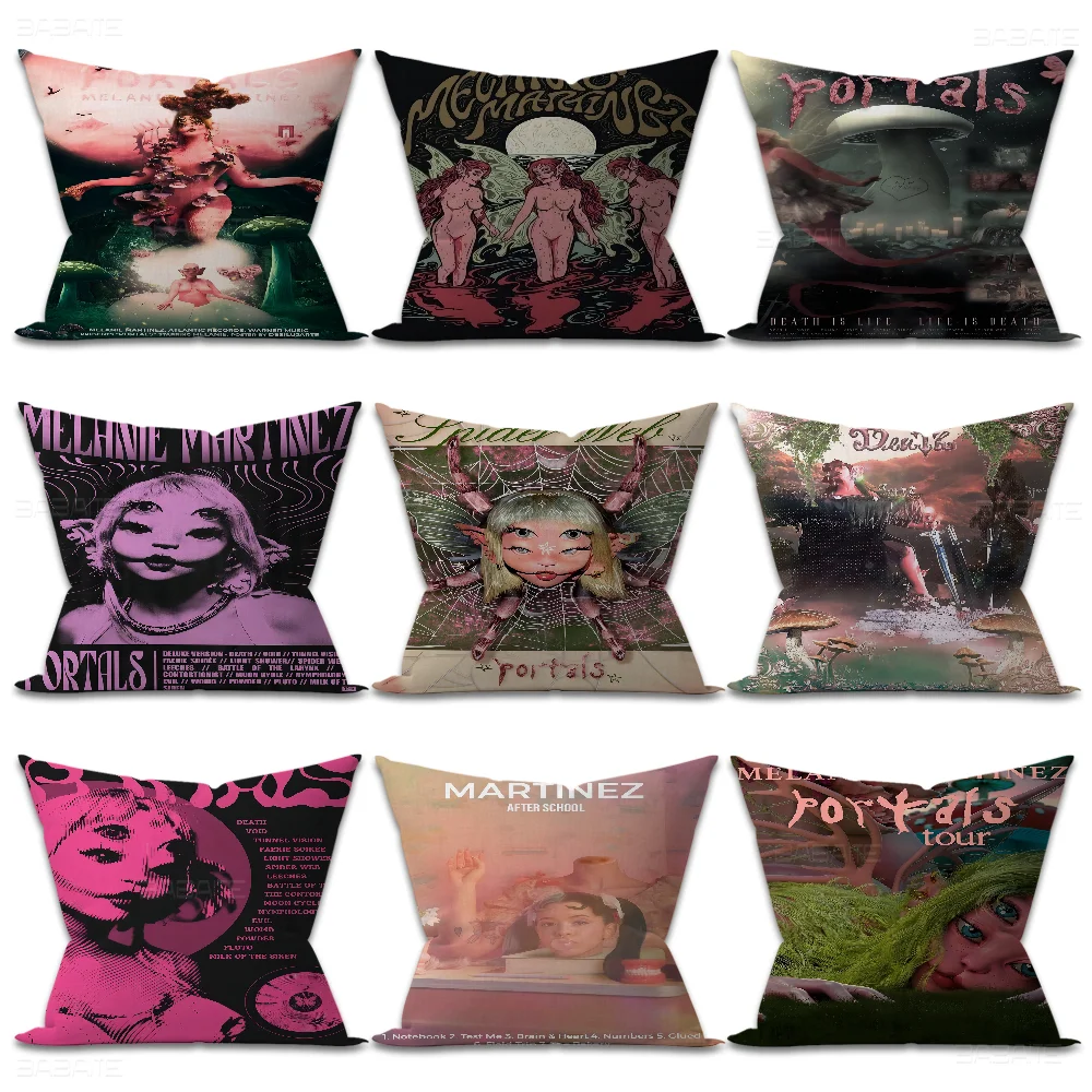 M-Melanie Portals MartinezS Pillow Gifts Home Office Furnishings Bedroom Sofa Car Cushion Cover Case 45x45cm