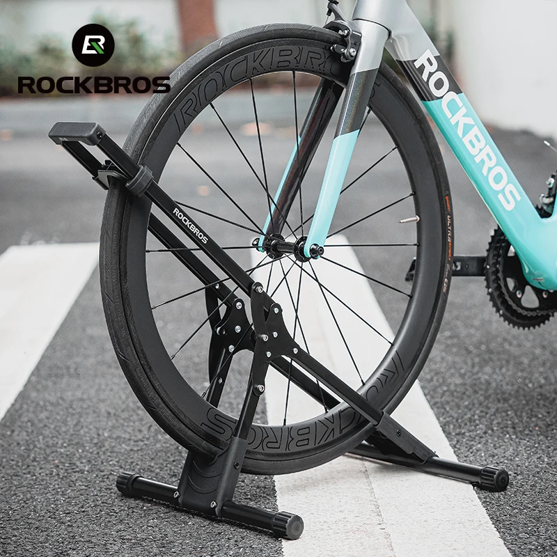 ROCKBROS Bicycle Stop Support Frame Cycling Parking Repair Tools Portable Wheel Parking Holder Folding Bike Install Frame