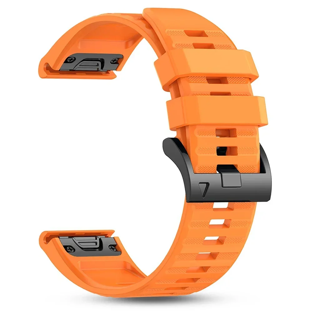 QuickFit 22 26mm siliconen band voor Garmin Fenix 5 5X Plus 6X 7 7X Pro Quatix 8 Fenix 8 Pro 51mm 47mm Epix Outdoor Sport Armband