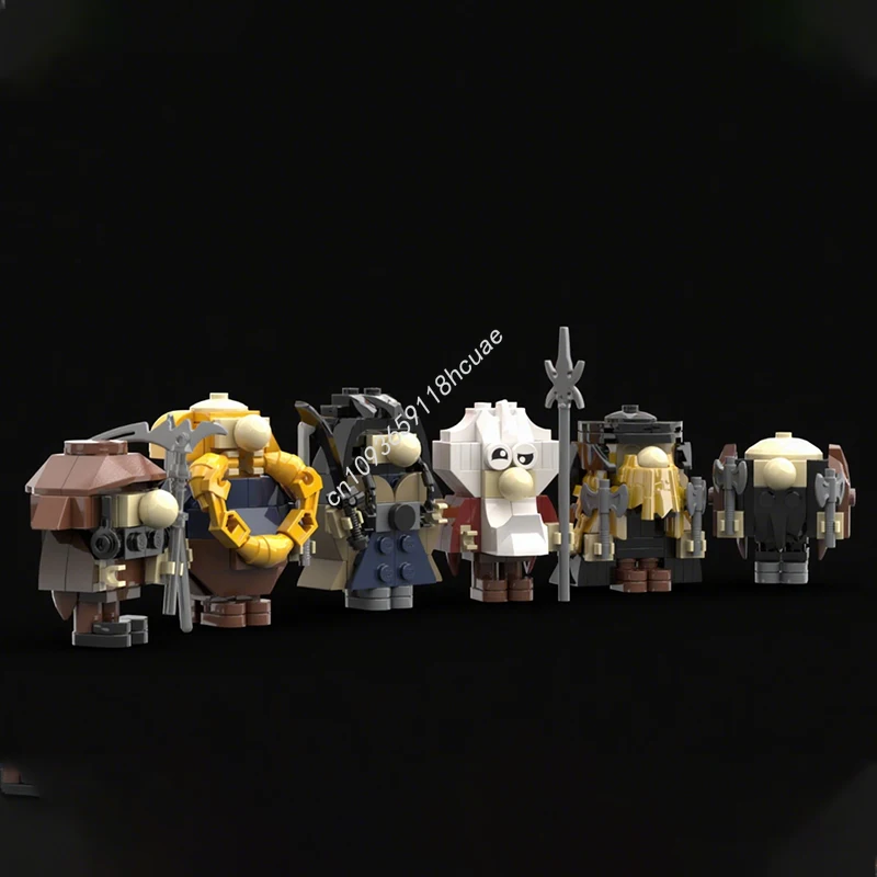 

353 шт. MOC Thorin & Cie The Lordes of the Ringsss, строительные блоки, рождественский продвинутый подарок «сделай сам», предназначенный для взрослых, детей, подарок B