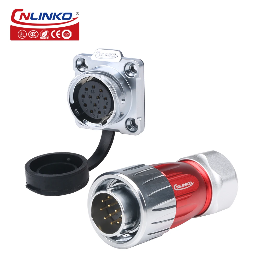 CNLINKO DH20 Waterdichte Connector 2 3 4 5 7 9 12-pins Aviation Automotive Kabelconnector Mannelijke Vrouwelijke Stekker Aansluiting IP68 Buitengebruik