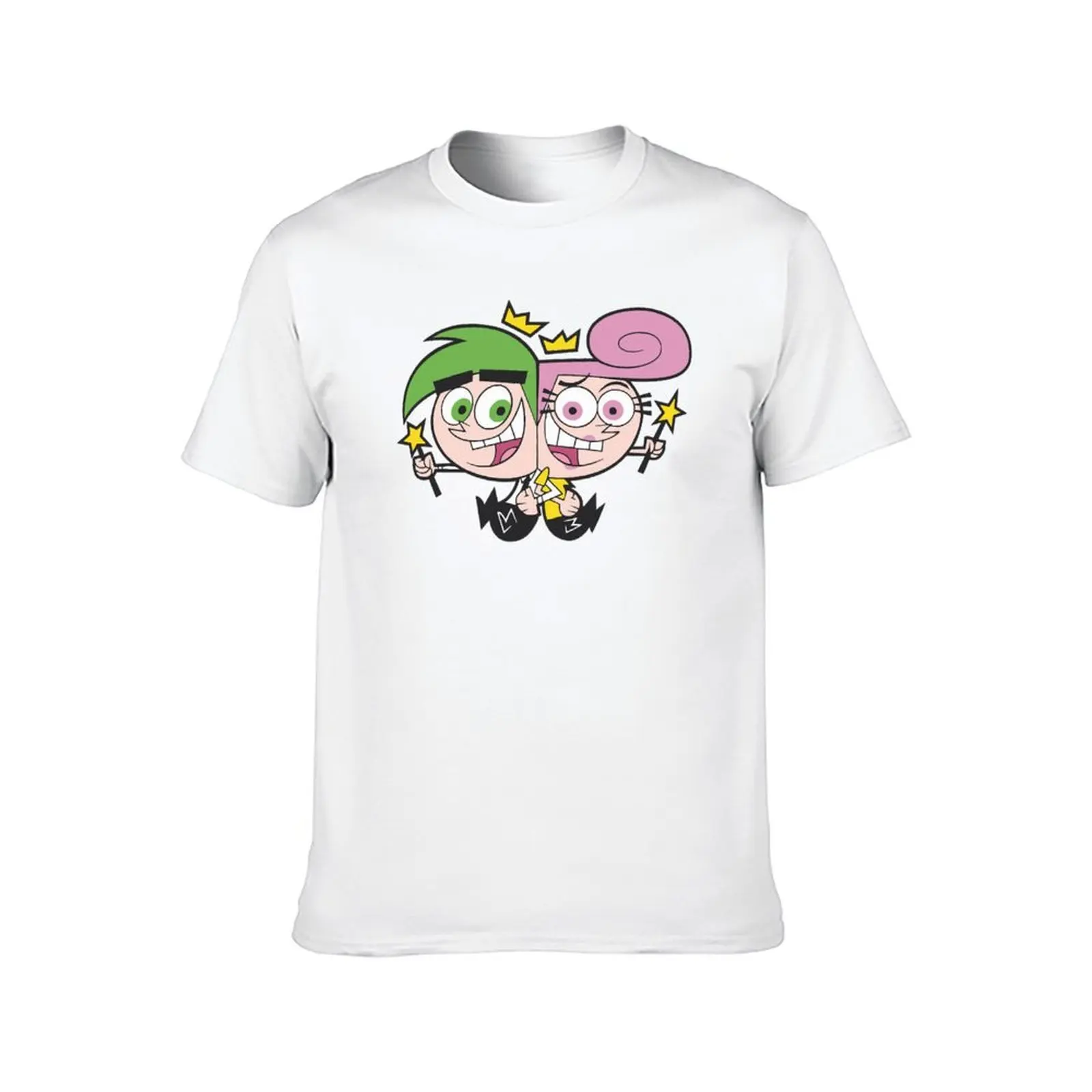 تي شيرت رجالي ونسائي من Cosmo and Wanda Forly Oddparents لعيد الميلاد تي شيرت أساسي مخصص تي شيرت تي شيرت #2