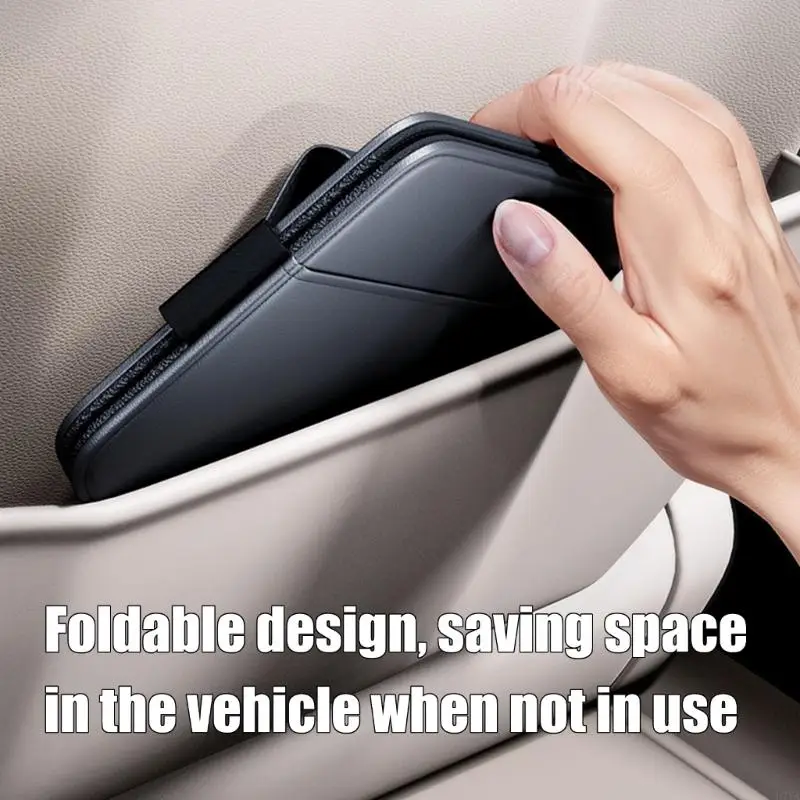 

Secure Install Vehicle Storage Planner With Metal Clamps And Cup Owner Constructed Of Not Deadly Leather For Damage In D7YA