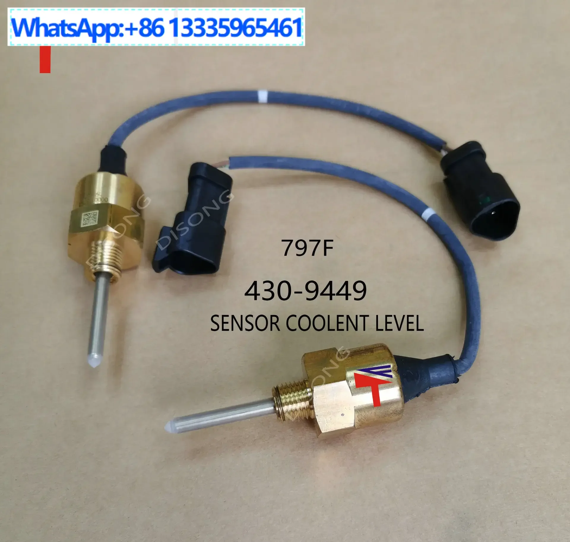 

430-9449 Water level sensor for 797F mine car electrical parts C15/C18 engine 4309449