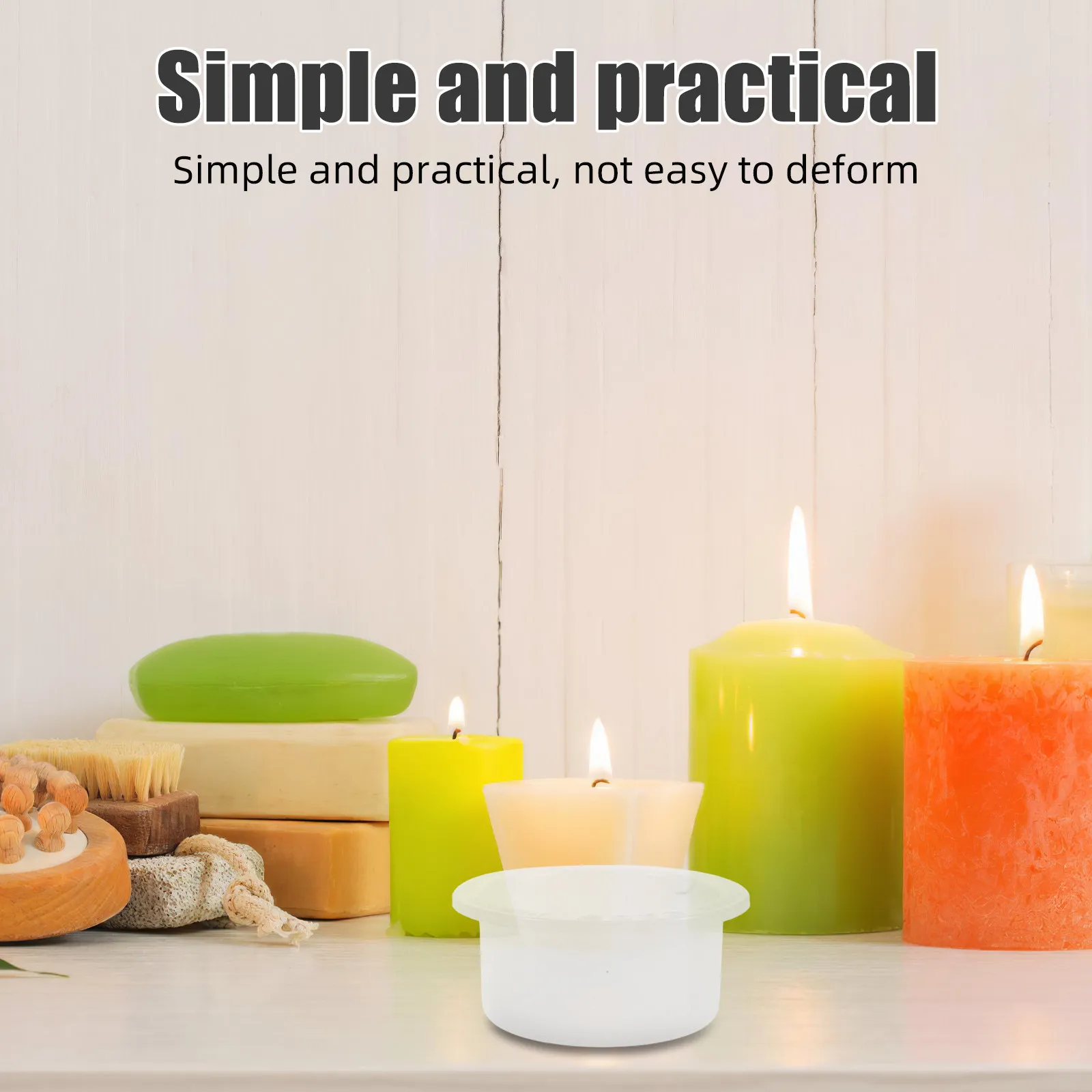 

2Pcs Silicone Wax Melt Warmer Liners Modern Aromatherapy Tray Replacement Dish for Wax Melt Burner Small Heat Diffuser Plate