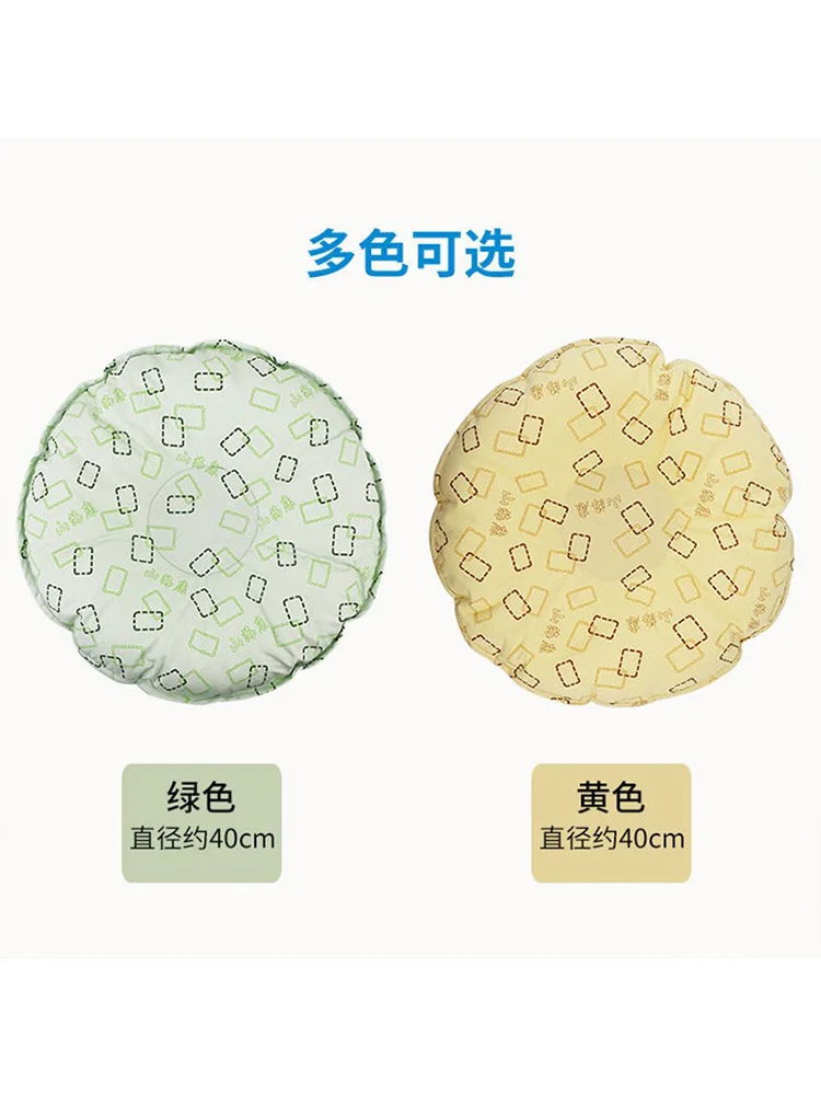 Breathable pure cotton head care circular cushion, anti bedsore ear pad, multifunctional care pad