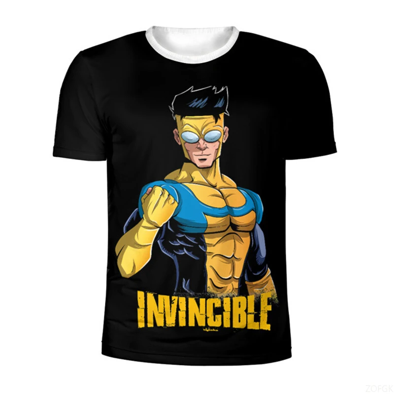 Anime Invincible 3D Printed Summer T-Shirts Men Women Casual Fashion Oversized Short Sleeve T Shirt Kids Tees Tops Man Clothing
