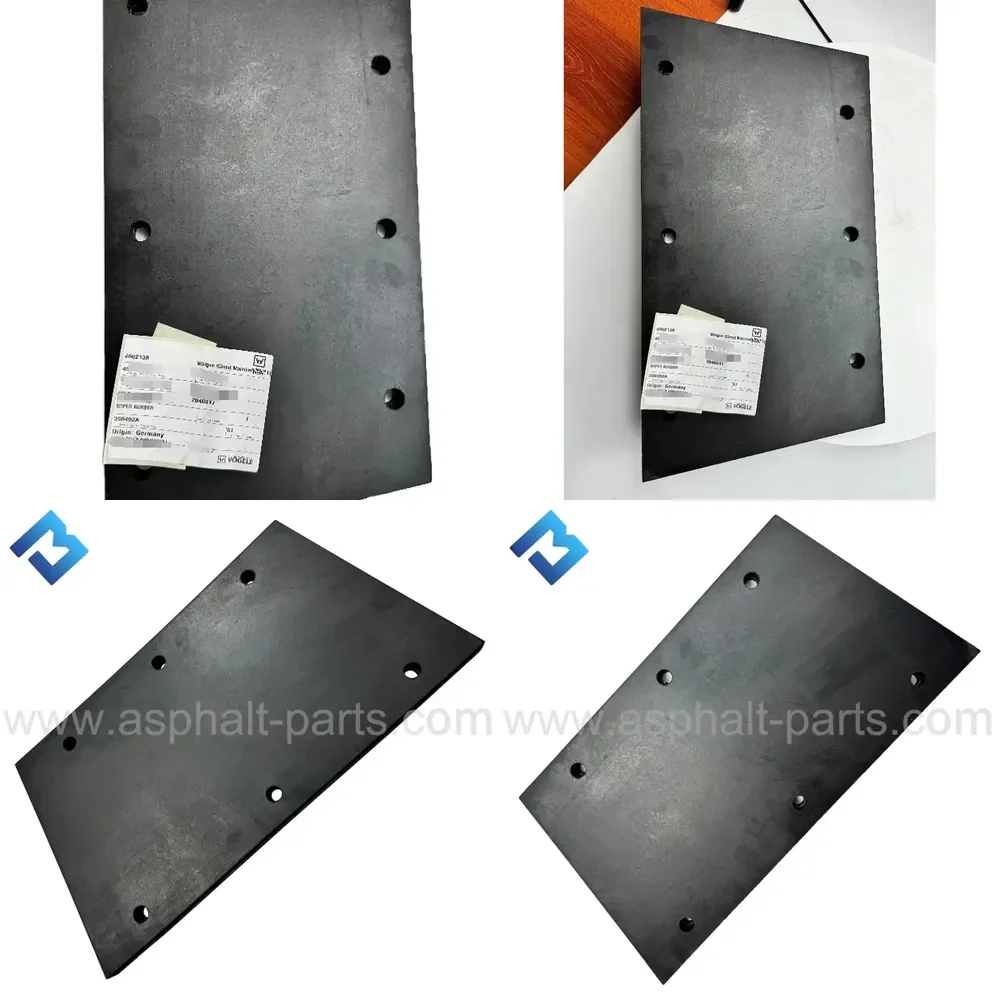 

2026 Hot Item 2040817 Wiper Rubber S1900-2 S2100-2 Rubber Pressure Plate for Track Guide Plate for Asphalt Paver Road
