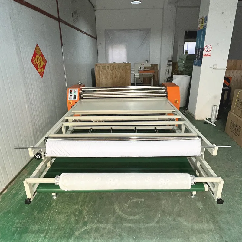 1.6 م 1.7 م ماكينا دي التسامي ماكينة ضغط حراري كبيرة الحجم لفة أوتوماتيكية إلى أسطوانة طبلة التقويم #2