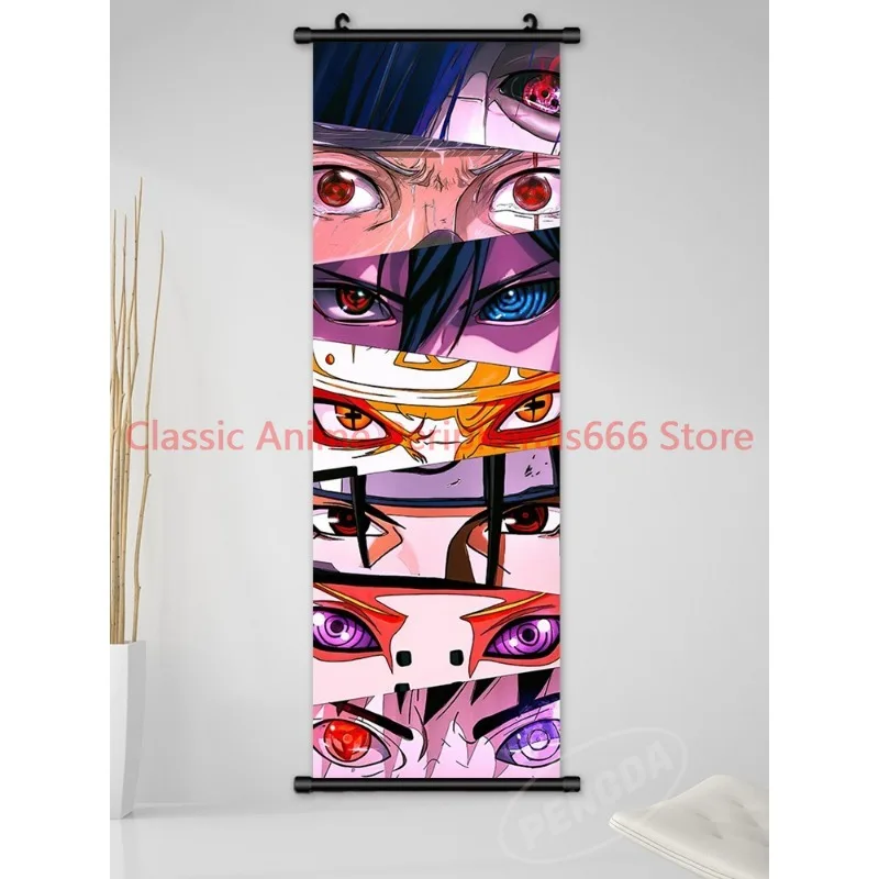 Naruto anime karakter Naruto Sasuke decoratief schilderij Kakashi muurhangend hangend schilderij