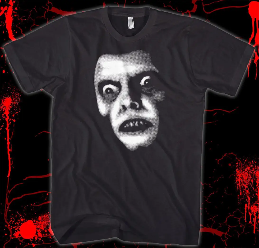 Captain Howdy The Exorcist GLOWS IN DARK Pre shrunk hand screened 100 cotton t shirt