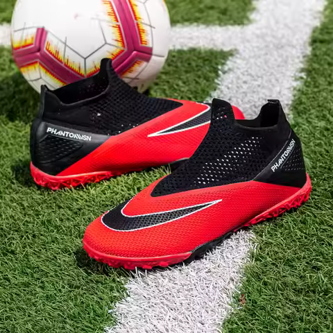 New Men Football Boots High-quality Soccer Shoes Soccer Cleats Professional Turf Training Shoes Ultralight Futsal Match Non-Slip