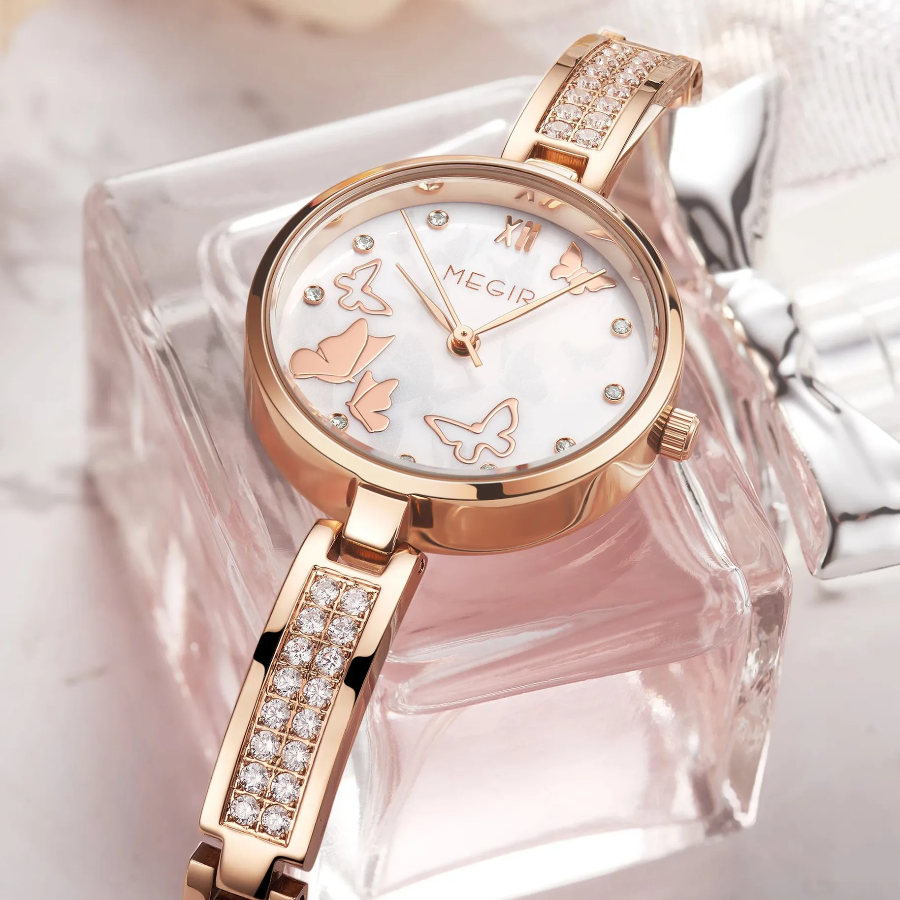 

Top Brand Watches Women Luxury Stainless Steel Bracelets Women Quartz Wristwatches Fashion Elegant Ladies Watches Reloj Mujer