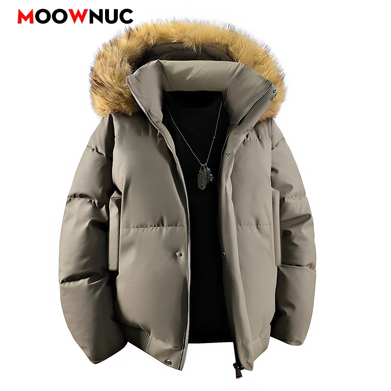 

Men's Fashion Parka Coat Windbreaker Streetwear Windproof Casual Autumn Winter Keep Warm Hombre New Male Jacket for Outdoors
