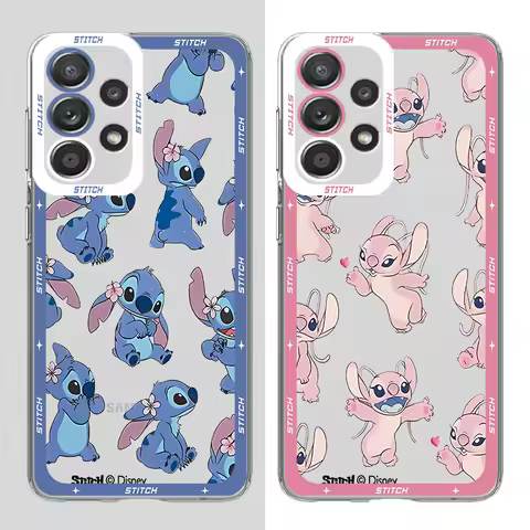 Cute Lilo Stitch phone Case for Samsung Galaxy A52 A42 A33 A12 A73 A32 A52s A22 A21s A13 A23 A53 A72 5G Cover