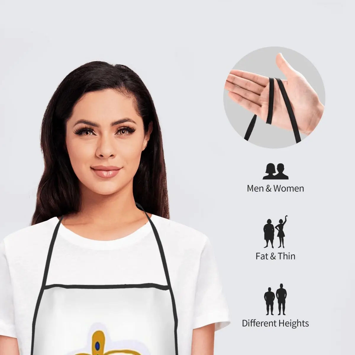 هاميلتون كينج جورج مآزر الشيف الطبخ الخبز Tablier مريلة مقاومة للماء تنظيف المطبخ بينافور للنساء والرجال البستنة