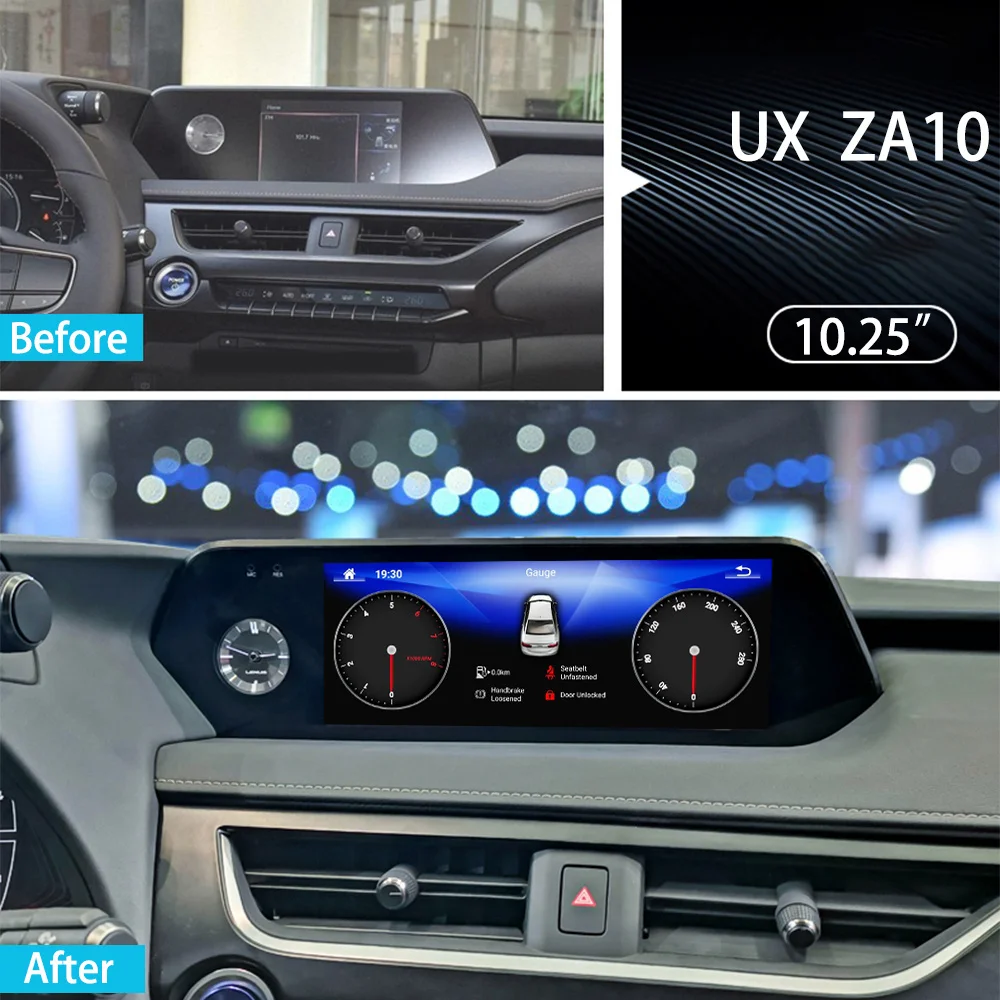 128GB Multifunction Car Bluetooth Radio Wireless Carplay 2 Din Android 10 Video Players GPS For Lexus UX UX200 UX250h 2019 2020