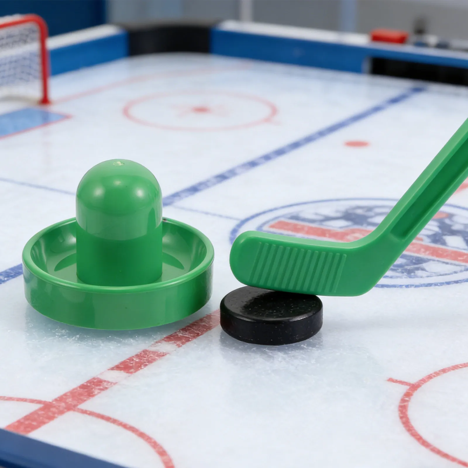 Air Hockey Striker Replacement Set – 2 Pcs Green Ergonomic Crank Handle for Precision Tabletop Game Play
