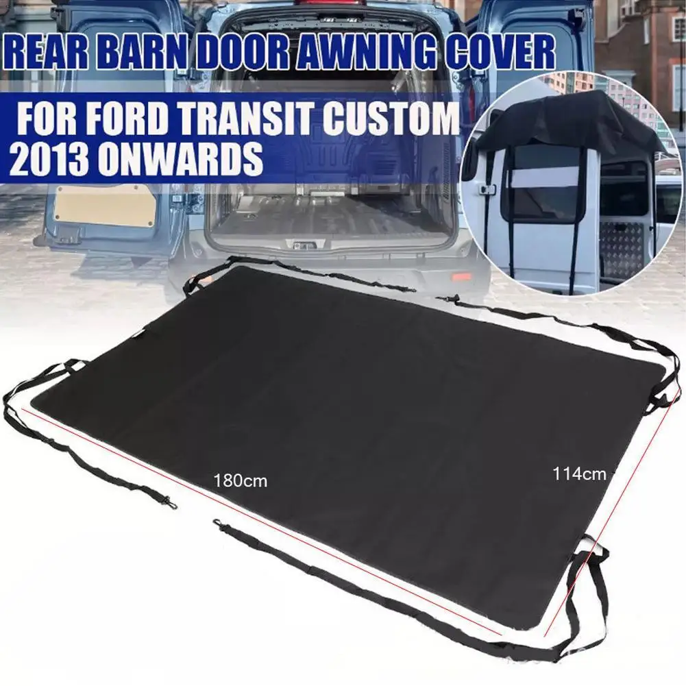 Waterproof Sunshade Oxford Cloth RV Tailgate Sunshade Transport RV Barn Cover Rainproof Cover UV Sunshade Motorhome Trailer RV