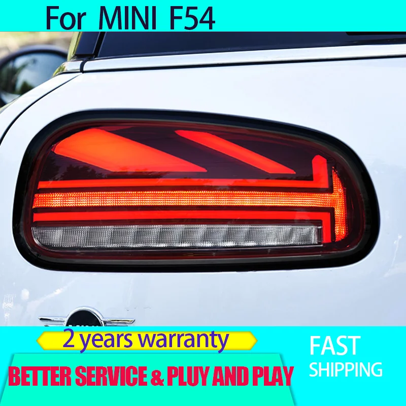 Car Styling for Mini F54 Taillight 2017-2023 Mini Countryman R60 Taillights BMW Rear DRL Fog Brake Reversing Turn Signal