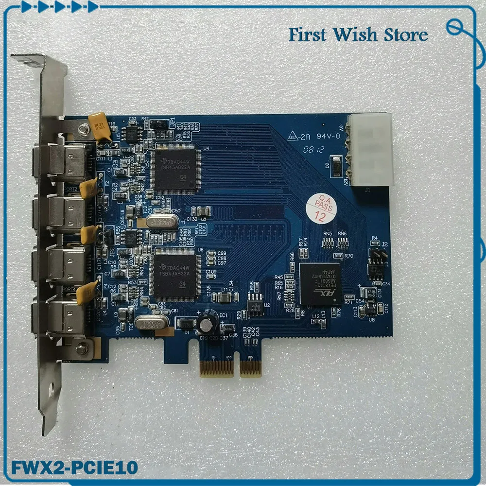 

1394A Industrial camera acquisition card FWX2-PCIE10 REV1.1 FWX2-PCIE10-4