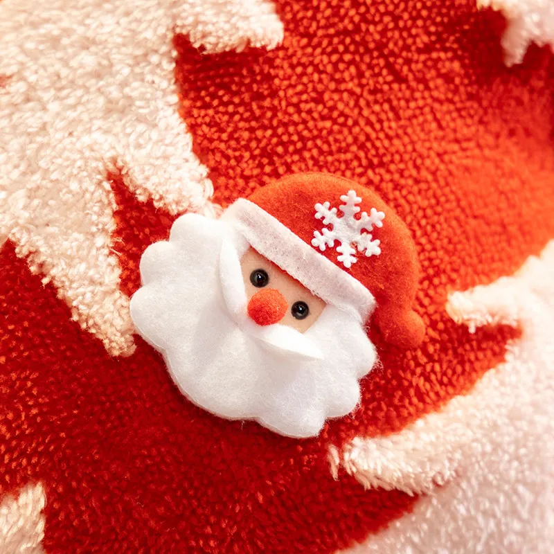 หมอนอิงรูปต้นคริสต์มาส ตุ๊กตาต้นคริสต์มาส ของเล่นตุ๊กตาขนนุ่ม ของตกแต่งหมอนคริสต์มาส ของประดับตกแต่งบ้านสำหรับเทศกาลคริสต์มาส ของขวัญ