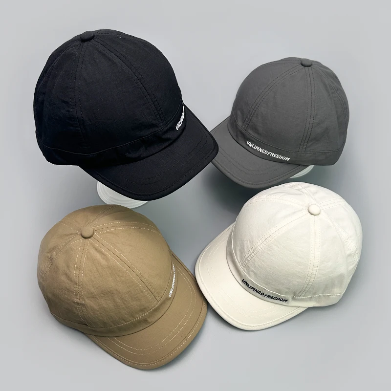 

Niche Letter Embroidery Quick Drying Baseball Hats New Men Women Fashion Versatile Breathable Sunshade Japanese Snapback Caps