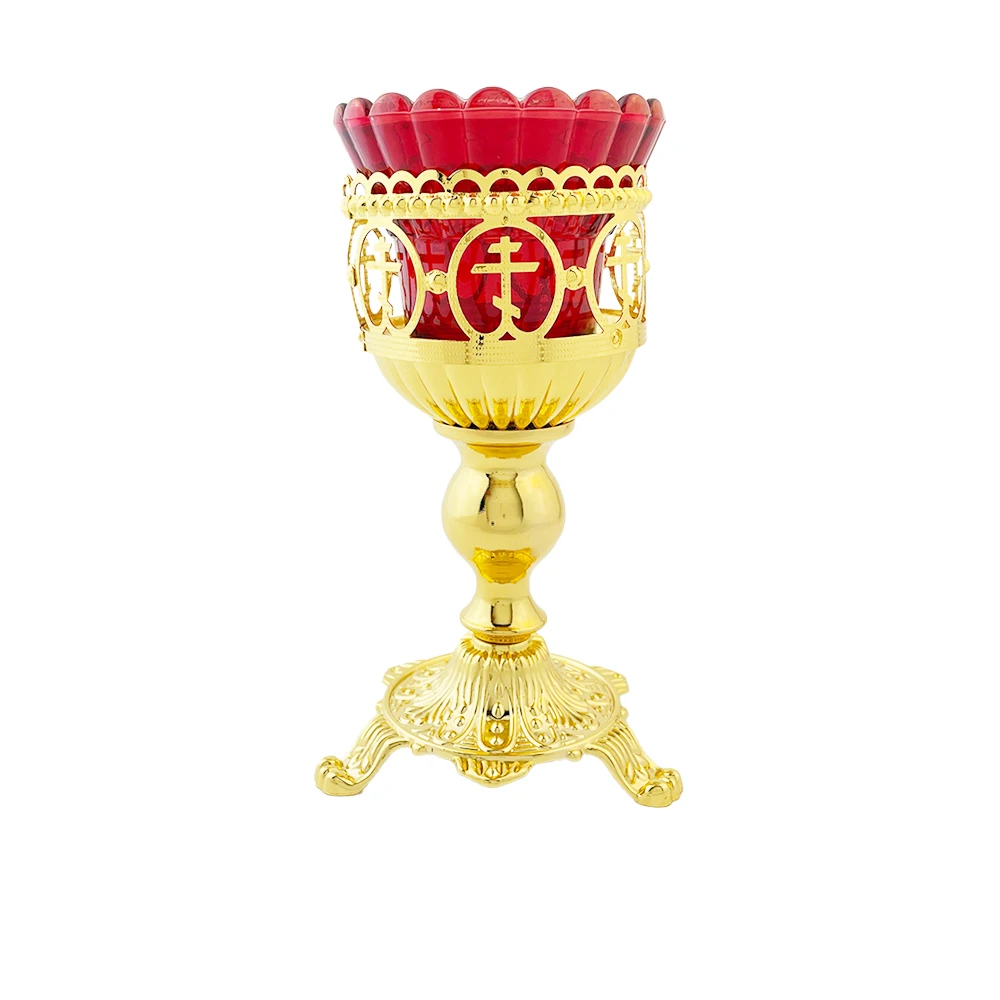 

Orthodox Candle Church Home Villa Handicrafts Cande Decorations Composite Candlestick Rack Home Decor Living room Decor party