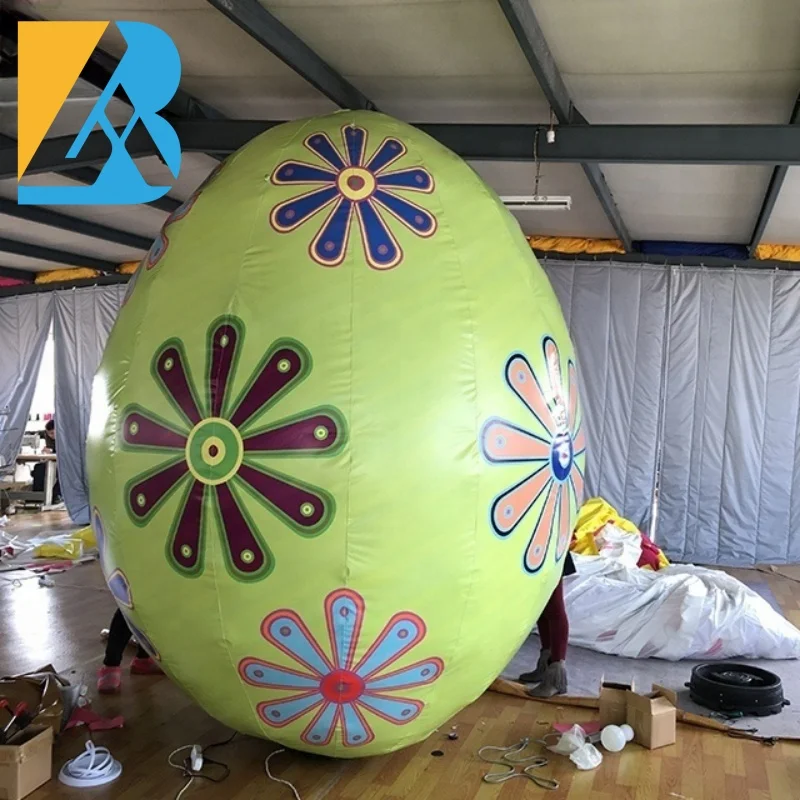 Custom Made Event Supply Large Inflatable Easter Egg for City Festivals Toys