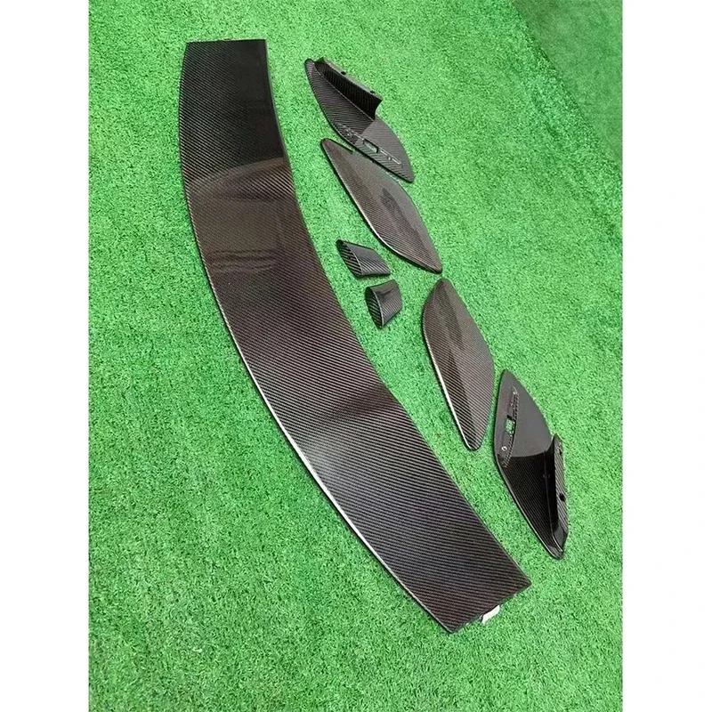 For Mercedes Benz A Class W177 2019  Carbon Fiber Tail fins Rear Trunk Spoiler Guide Wing Car Diverter Car Accessories